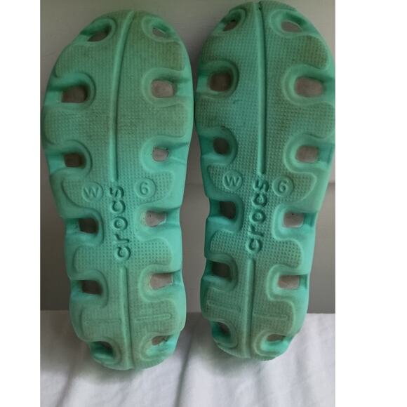 Crocs Duet Sport Mary Jane Slip On Flats W6 - Picture 10 of 10